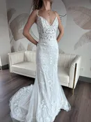 Lillian West | "66267" | Bridal Size 12 | Sand/Ivory/Nude