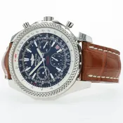 Breitling Bentley Motors Black Dial Chronograph Stainless Steel A25362