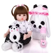 18" Lovely Reborn Baby Doll - 48cm, Cloth Body, Realistic