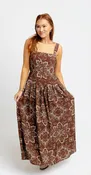 Bandana Cami Pleat Dress