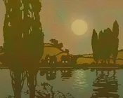 Moonscape Art Poster