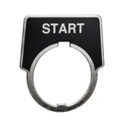 9001B101 - PUSH BUTTON Legend Plate 30MM T-B