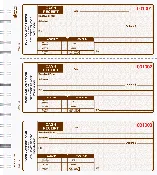 Cash Receipt Books 2 & 3 Part Wire Bound