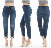 Dark Wash High-Rise Relaxed Girlfriend Jean