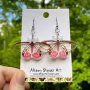 Acrylic Blushing Phantom Earrings