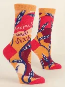 Anxious and Sexy Crew Socks