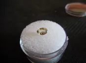 0.64ct LIGHT CHAMPAGNE YELLOW MONTANA SAPPHIRE