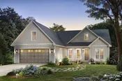 1,526 Sq Ft Charming Modern Farmhouse with Bonus Room and Open Layout