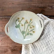 Botanical Bowl with Handles