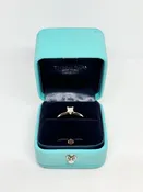 Tiffany & Co. Princess-cut Engagement Ring, Size 4.5 —   DeWitt's Diamond & Gold Exchange