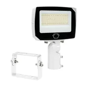 100/90/80W LED Flood Light - Power & Color Select - Built-in Photocell - 120-277V Input - 3000/4000/5000K