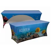 6’ Full color Dye Sublimation Stretch Table Cover