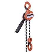Atlas Lifting and Rigging Lever Hoist, Compact, 550 lbs, 10 ft Lift (SKU ALHC-0025-10)