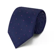 Camiloni Premium Silk Hopsack Pin Dot Tie