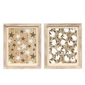 10x12 Reversible Wall Art - Stars & Lemons