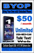 AT&T Network Carrier Services & Hotspot $5-$100 Plan