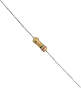 1/2 Watt Carbon Film Resistors, Pkg of 5