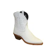ABILENE WOMEN'S 7IN WHITE COWHIDE WESTERN BOOTS - 9095