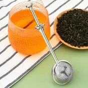 2-in-1 Stainless Steel Fine Mesh Tea Infuser and Dusting Wand