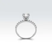 0.30 ctw. WHITE GOLD ENGAGEMENT RING