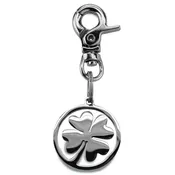 4-Leaf Clover, Lucky Irish Dog Charm