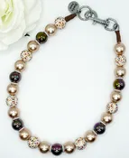 1980's Café Society Beaded Collar