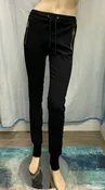 Michael Kors Collection Black Joggers Pants Wool Blend Size 6