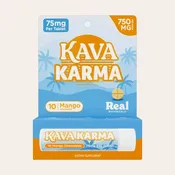 Kava Karma Tablets 75mg | Mango Chewables
