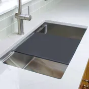 15" Black Cutting Board - Workstation Sink Accessory - (LCB-15-BL)