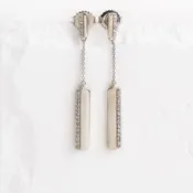 1/4 Ctw. Diamond Dangle Earrin