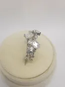 10kt white gold Diamond fashion ring