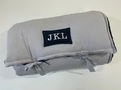 Janiebee Luxury Quilted Nap MatsALL MATSNavy and White Seersucker Nap Mat