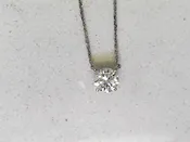1.15ct floating diamond solitaire pendant