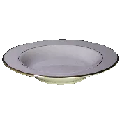 Rim Soup Bowl – cream/gold