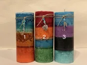 Desert Sunset Candles 2 x 6 Square