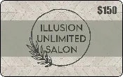 $150 Illusion Unlimited Salon Gift Card