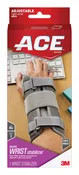 3M ACE Right Wrist Braces, Gray, 5-1/2 to 9 Inch Wrist Circumference, D-Ring / Hook & Loop Strap Closure, Aluminum / Nylon / Polyester / Polypropylene / Polyurethane / Spandex, One Size Fits Most, Single Patient Use, Adult, Right Hand, 1 Count, #205278