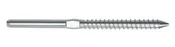 1/8" Lag Thread Swage Stud Right Hand Thread