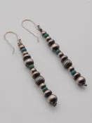 10-Bead Vertical Stack Earrings by Paige Wallace
