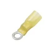 12-10 Gauge Yellow Heat Shrink Terminal, 3/8"