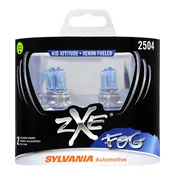 SYLVANIA 2504 SilverStar zXe Halogen Fog Bulb, 2 Pack
