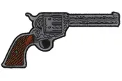 6 Shooter Pistol Gun Patch Right