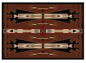 American Dakota, Horse Thieves, Brown Rug