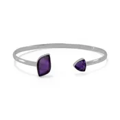 Amethyst Cuff Bracelet