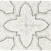 Floral Bianco Grigio
