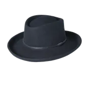 Black Felt Kettle Edge Gambler