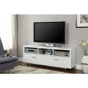 60" WHITE CONSOLE STAND