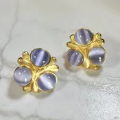 Julie Vos Cobblestone Stud Earrings — FOLKLORICA