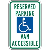 Reserved Parking Sign Van Accessible | R7-8VA