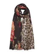 Echo leopard/floral wallpaper wrap